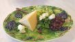 Grand padano ost og druer
